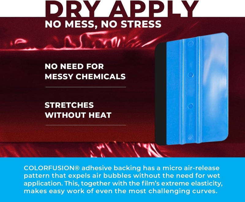 VViViD فيلم حماية الطلاء ColorFusion من Gloss Demon، لفة تغليف سيارة من الفينيل 1 قدم × 5 أقدام - Image 3